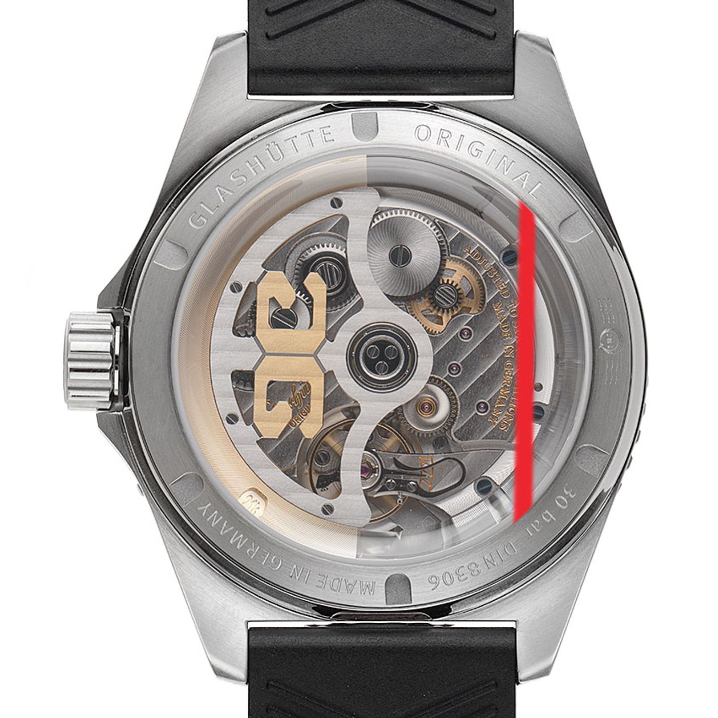 Glashütte Original SeaQ Panorama Date 1-36-13-01-80-33 (2025) - Zwart wijzerplaat 43mm Staal (6/7)