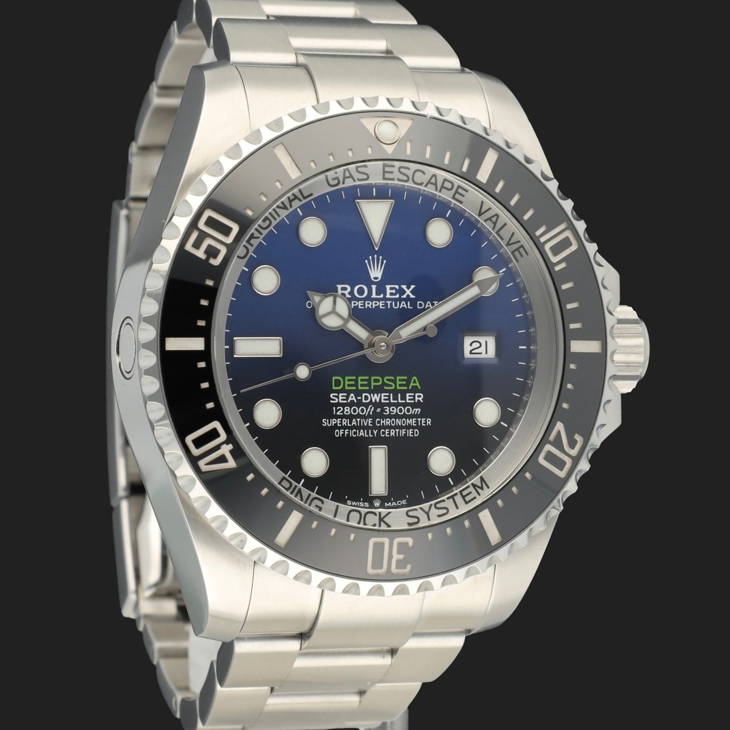 Rolex Sea-Dweller Deepsea 126660 (2019) - Blue dial 44 mm Steel case (4/8)