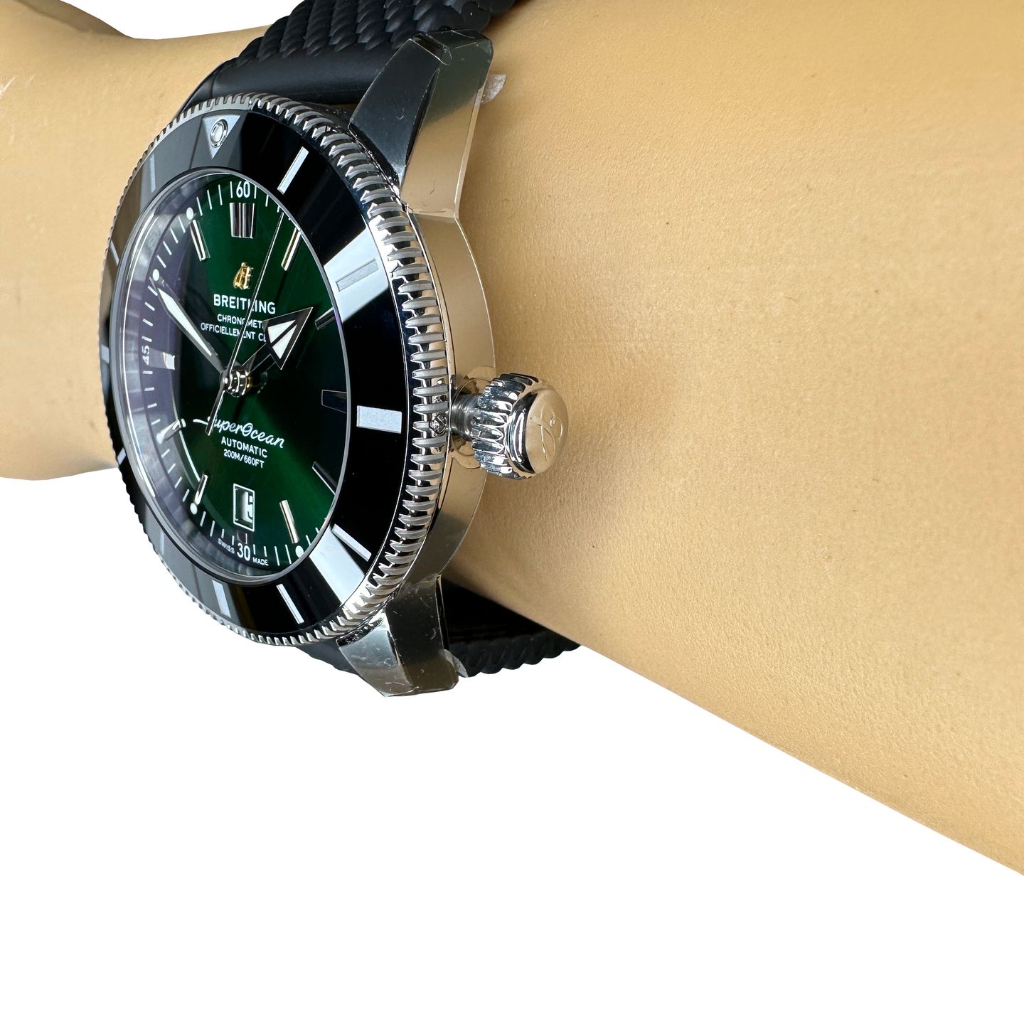 Breitling Superocean Heritage AB2020121L1S1 (2024) - Groen wijzerplaat 46mm Staal (5/8)