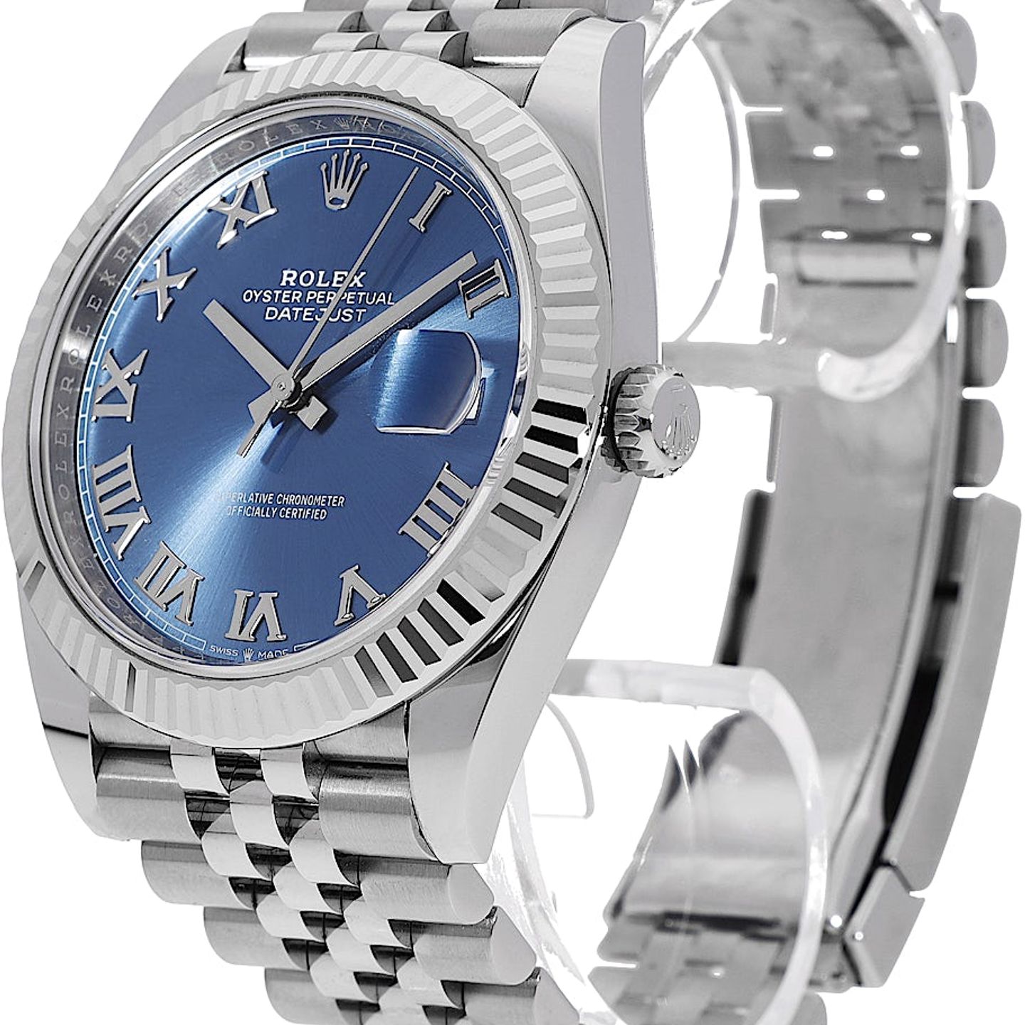 Rolex Datejust 41 126334 (2022) - Blue dial 40 mm Steel case (3/5)