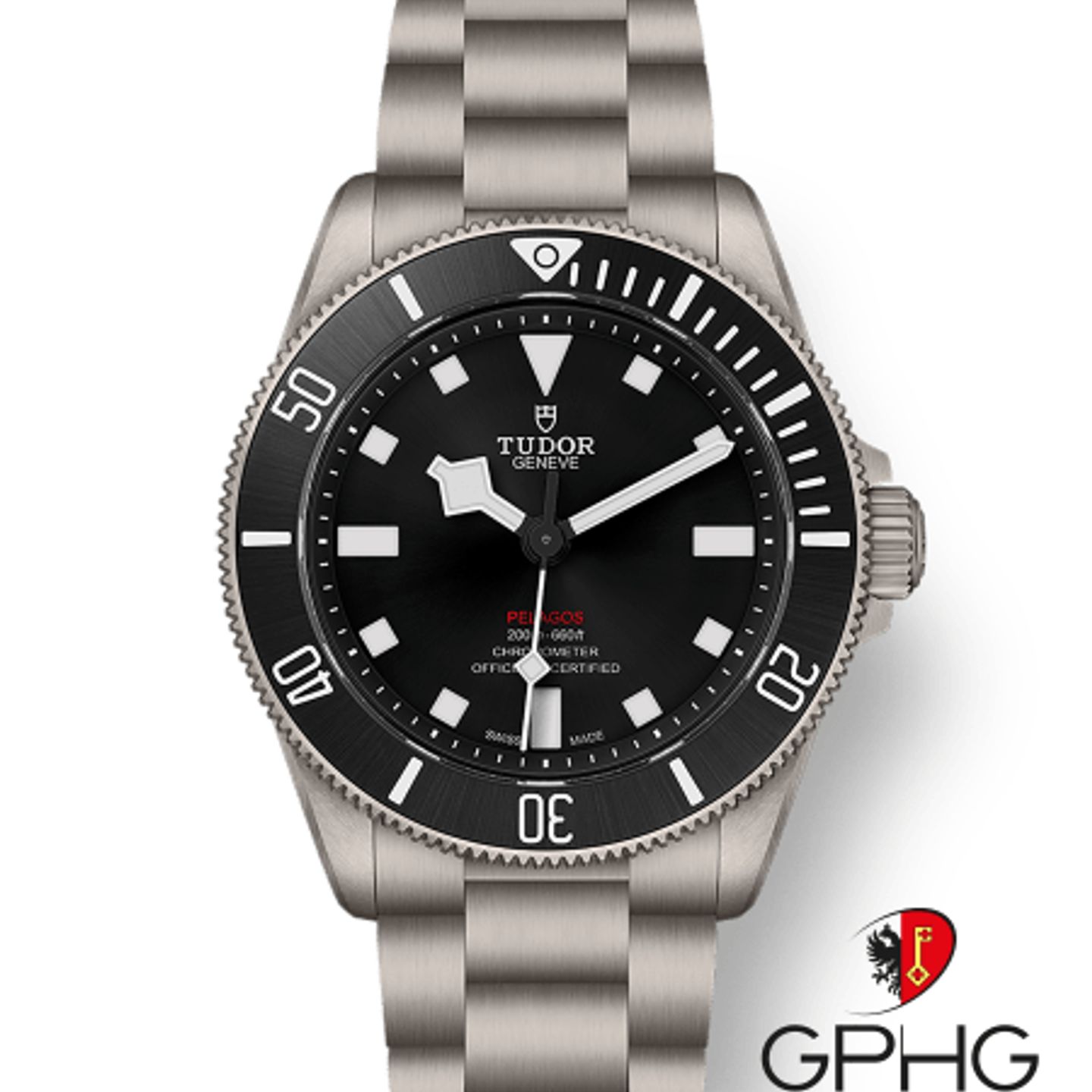 Tudor Pelagos 25407N (2024) - Zwart wijzerplaat 39mm Titanium (1/1)