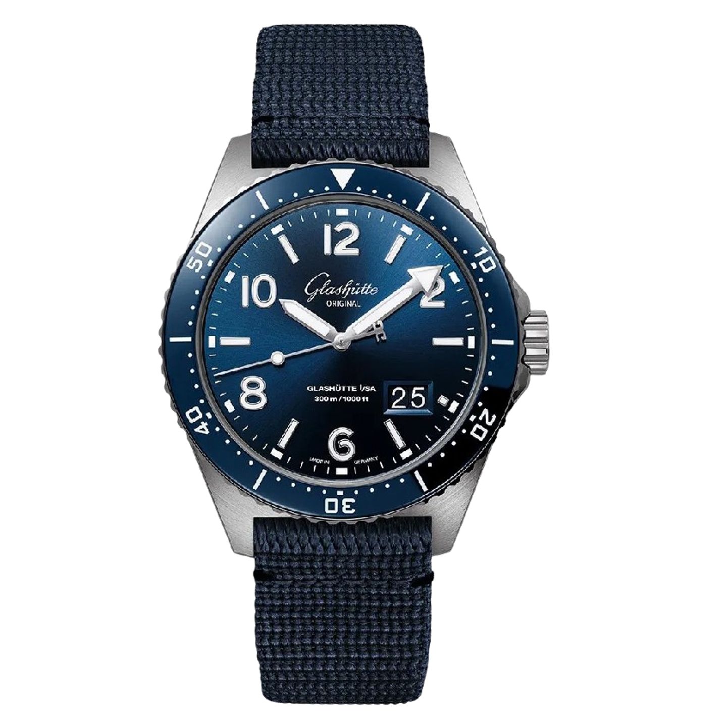 Glashütte Original SeaQ Panorama Date 1-36-13-02-81-36 (2024) - Blue dial 43 mm Steel case (1/1)