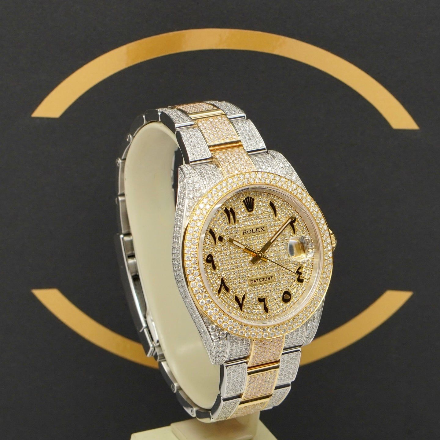 Rolex Datejust 41 126303 (2020) - Diamond dial 41 mm Gold/Steel case (3/7)