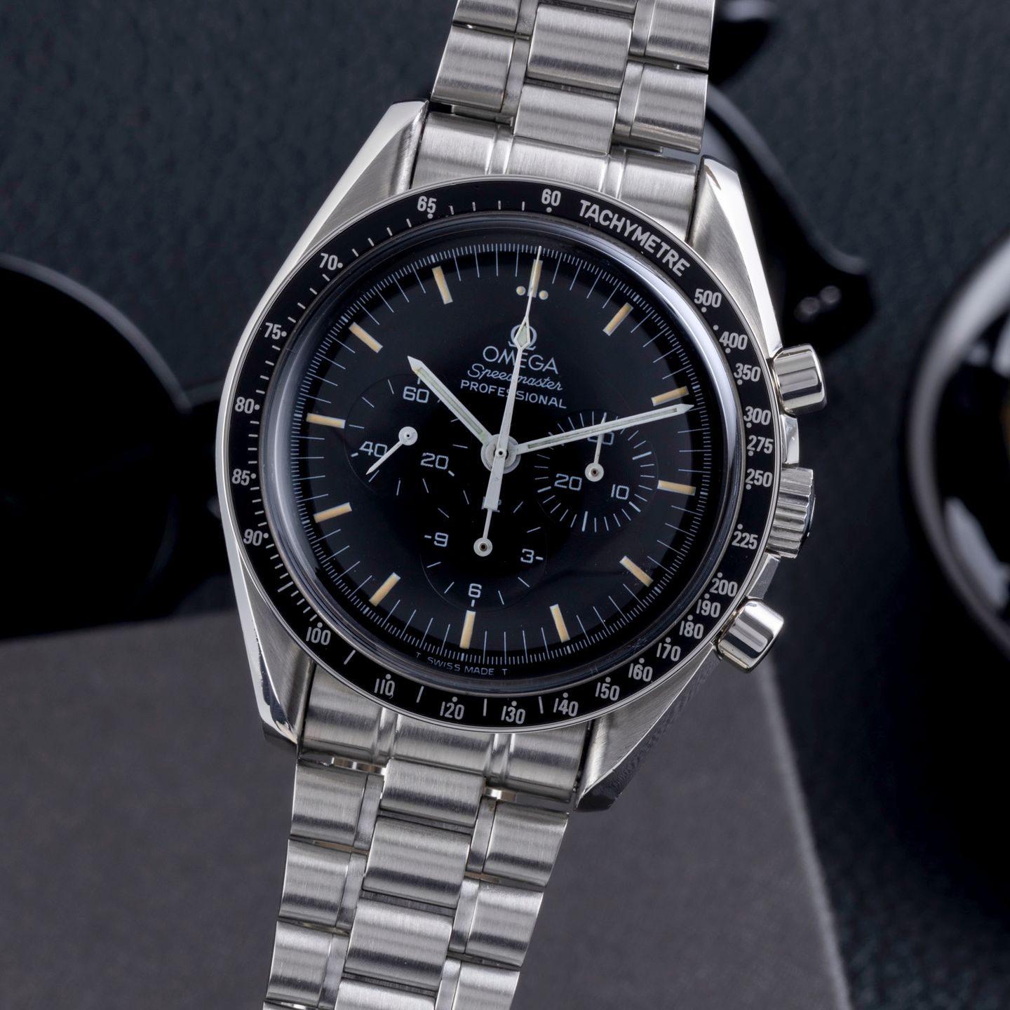 Omega Speedmaster Professional Moonwatch 3592.50.00 I (1994) - Zwart wijzerplaat 42mm Staal (3/8)