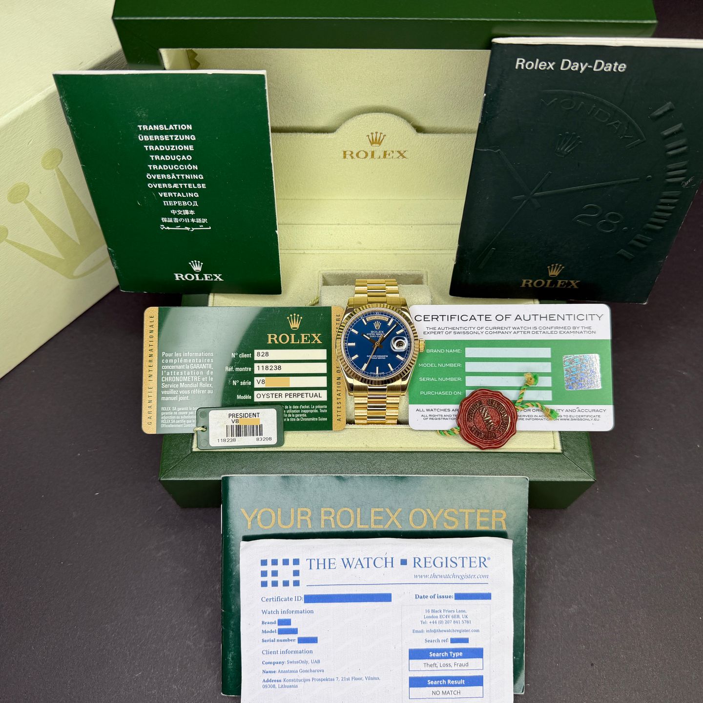 Rolex Day-Date 36 118238 (2009) - 36 mm Yellow Gold case (3/8)