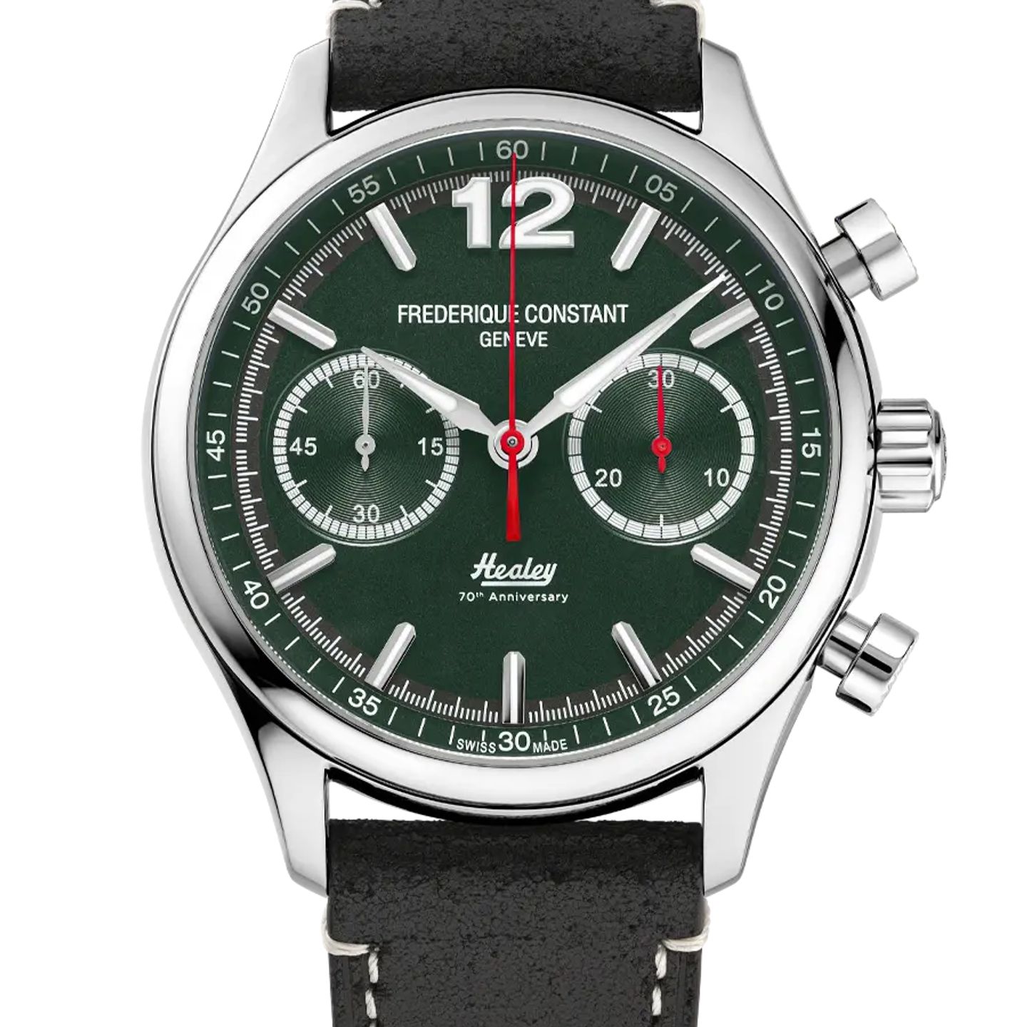 Frederique Constant Vintage Rally FC-397HDGR5B6 (2024) - Green dial 42 mm Steel case (2/2)