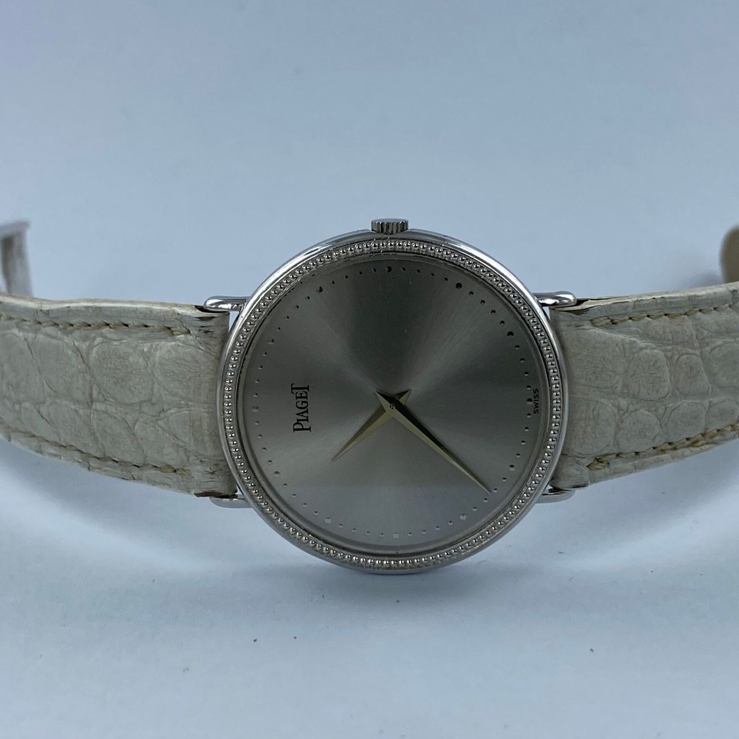 Piaget Vintage 90231 (Onbekend (willekeurig serienummer)) - Zilver wijzerplaat 33mm Witgoud (1/6)