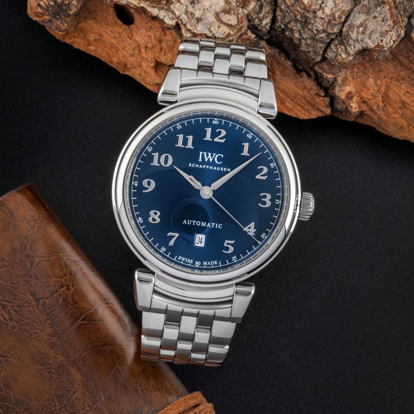 IWC Da Vinci IW356605 (2020) - Blue dial 40 mm Steel case (1/8)