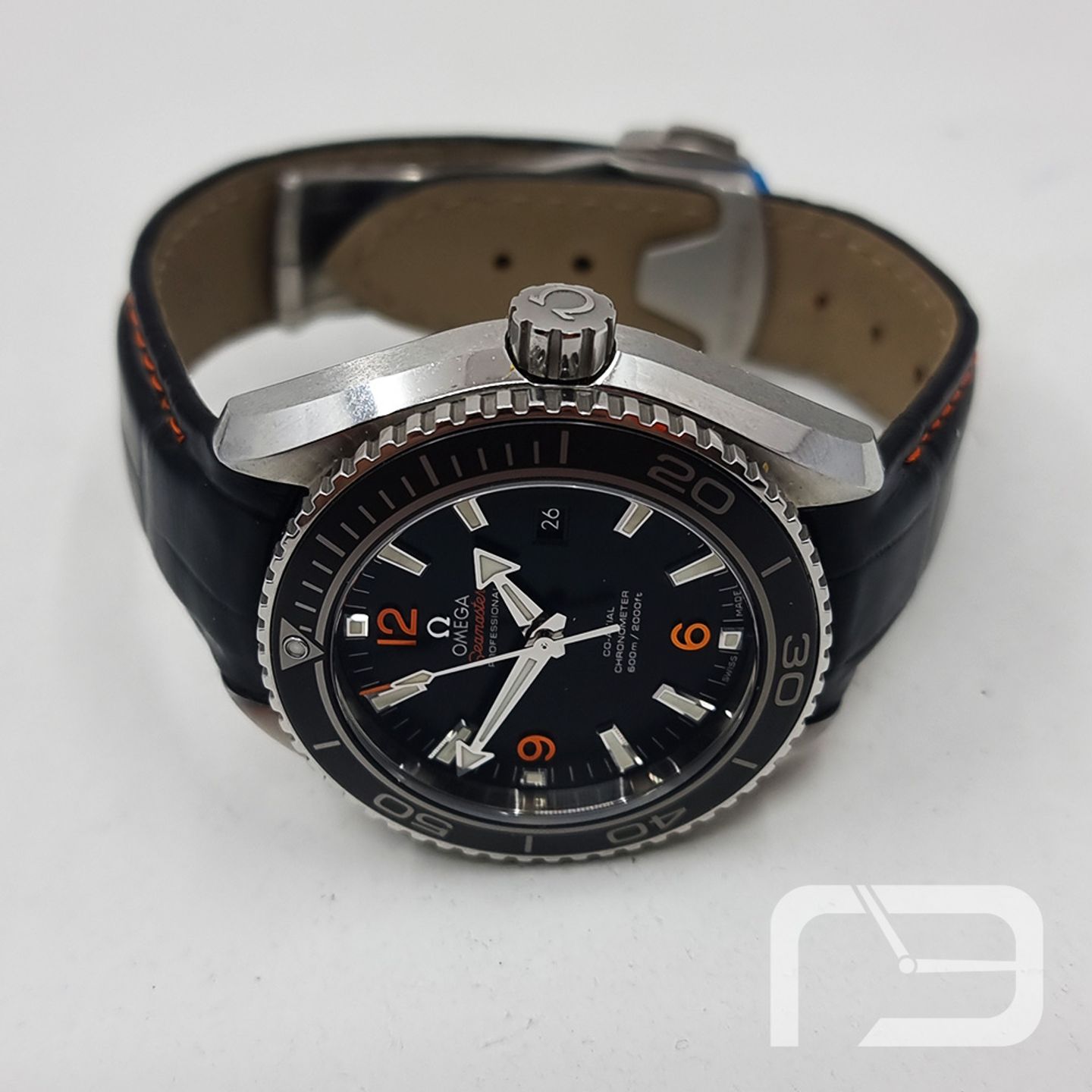 Omega Seamaster Planet Ocean 232.33.38.20.01.002 (Onbekend (willekeurig serienummer)) - Zwart wijzerplaat 38mm Staal (8/8)