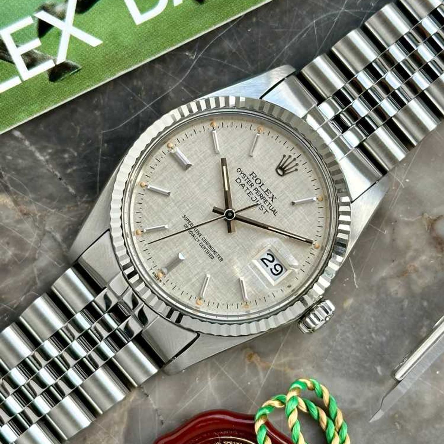 Rolex Datejust 36 16014 (1979) - Zilver wijzerplaat 36mm Staal (5/8)