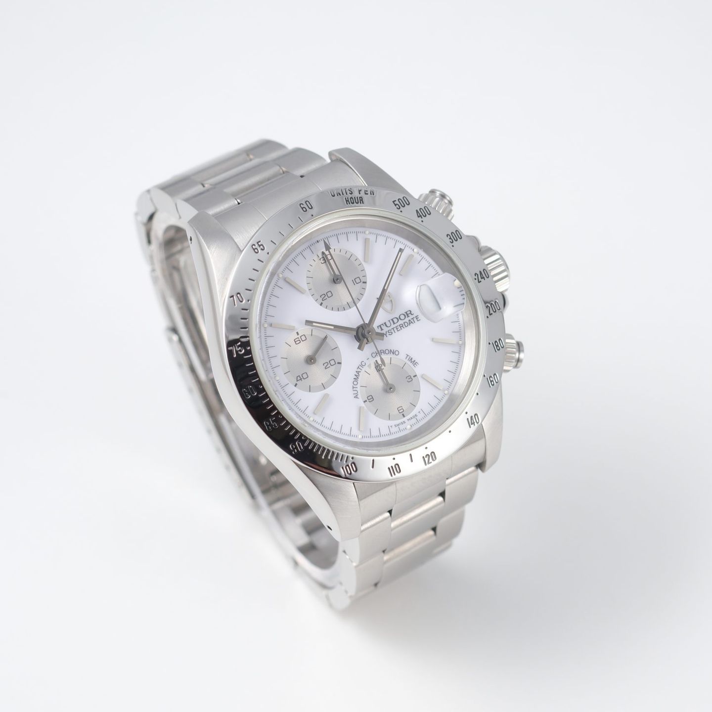 Tudor Prince Date 79260 (1996) - White dial 40 mm Steel case (4/8)