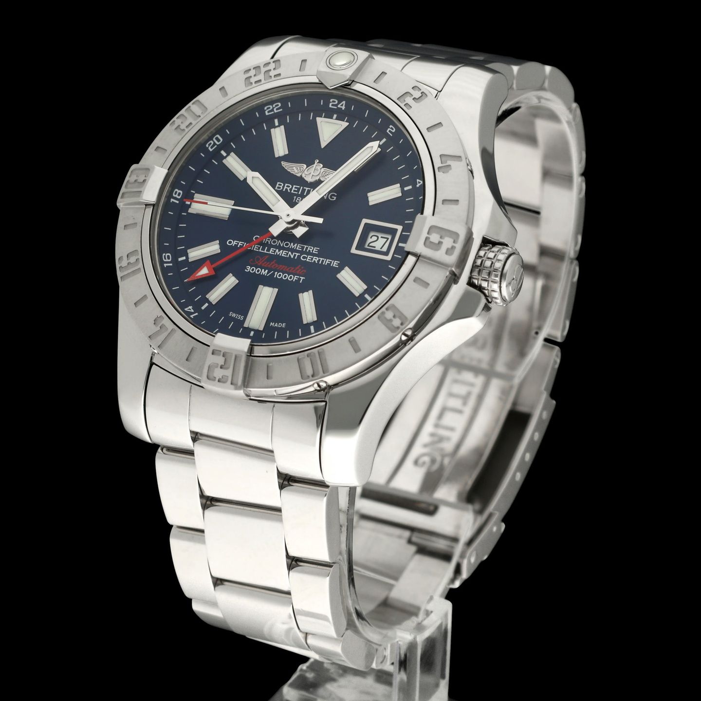 Breitling Avenger II GMT A32390 (2015) - 43mm Staal (2/8)