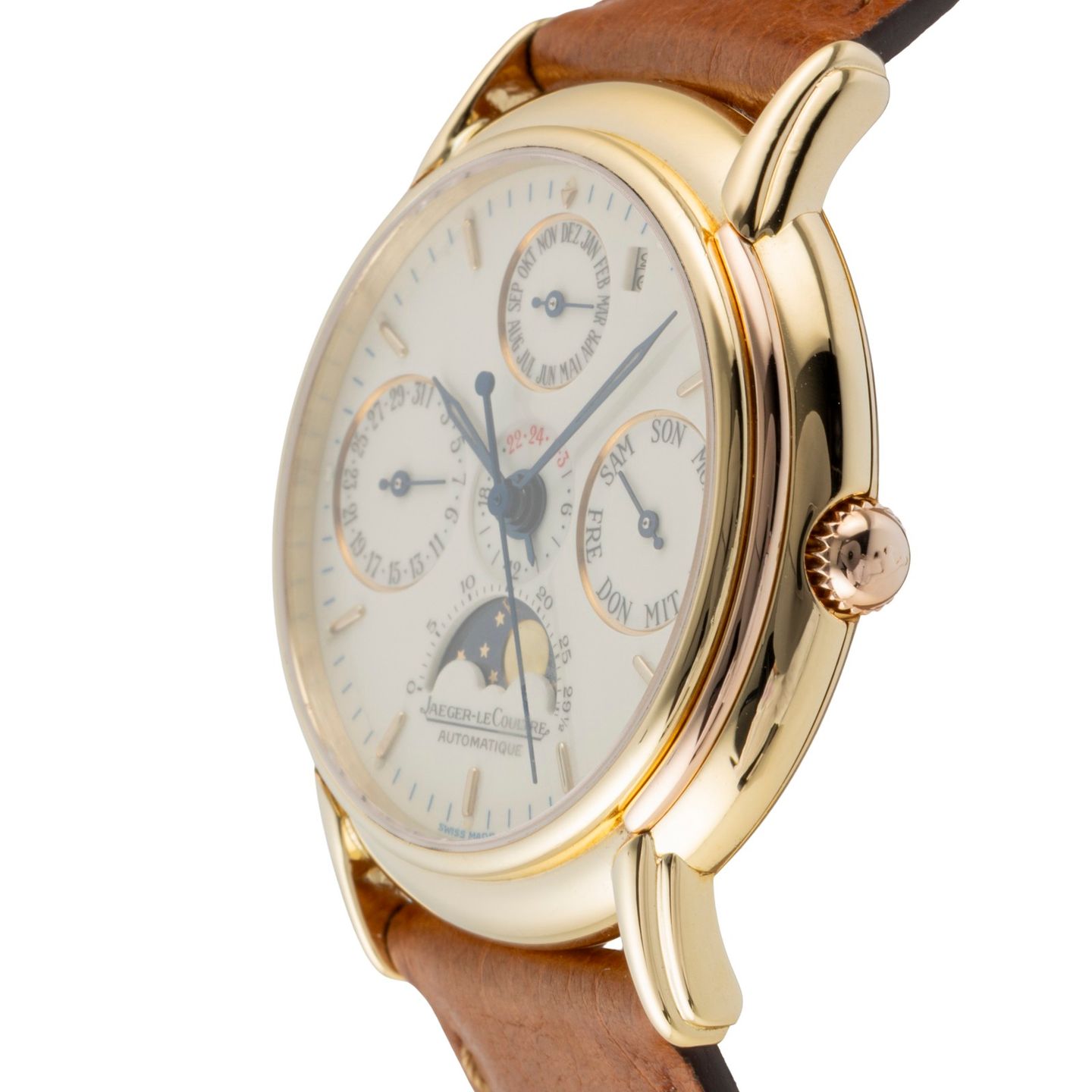 Jaeger-LeCoultre Odysseus 166.7.80 (1991) - White dial 36 mm Yellow Gold case (6/8)