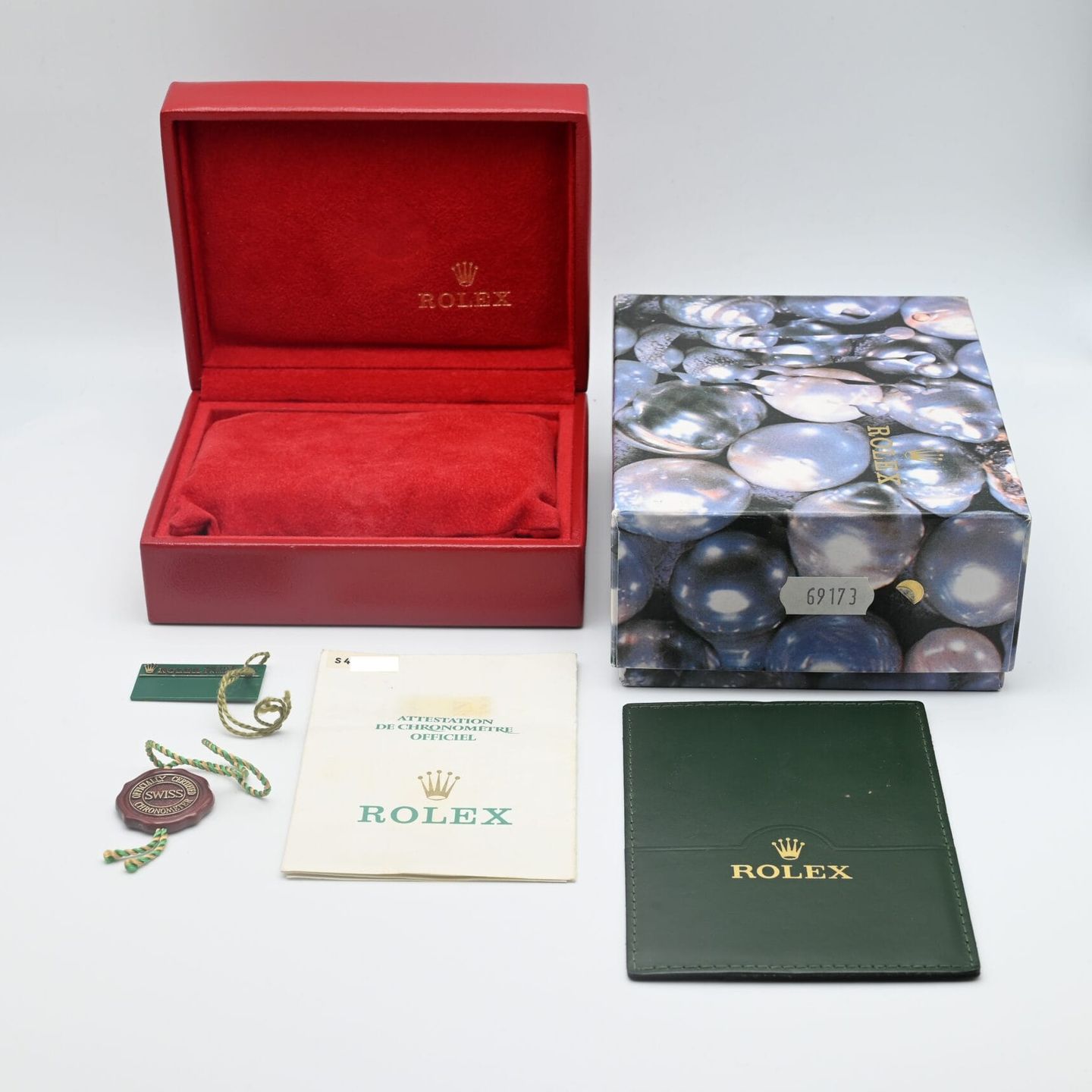 Rolex Lady-Datejust 69173 (1994) - Grijs wijzerplaat 26mm Goud/Staal (2/7)