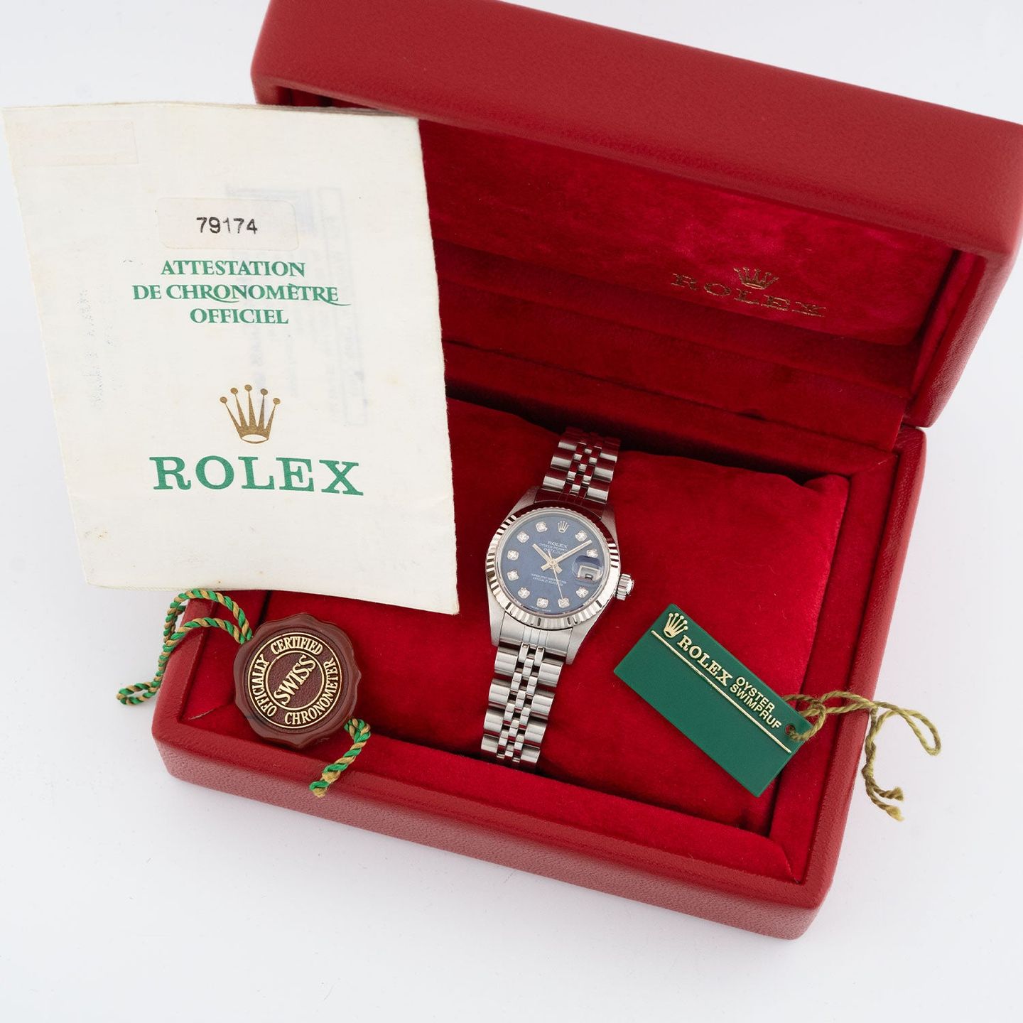 Rolex Lady-Datejust 79174 (2001) - 26mm Staal (5/5)