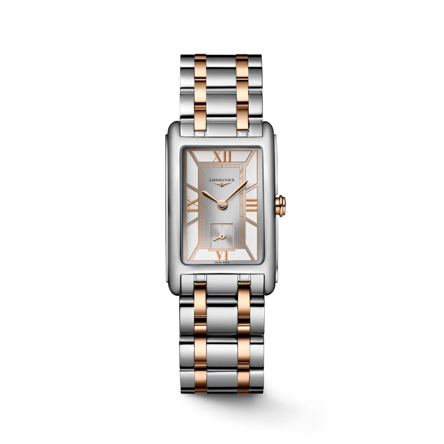Longines DolceVita L5.512.5.75.7 (2025) - Wit wijzerplaat 23mm Goud/Staal (1/1)