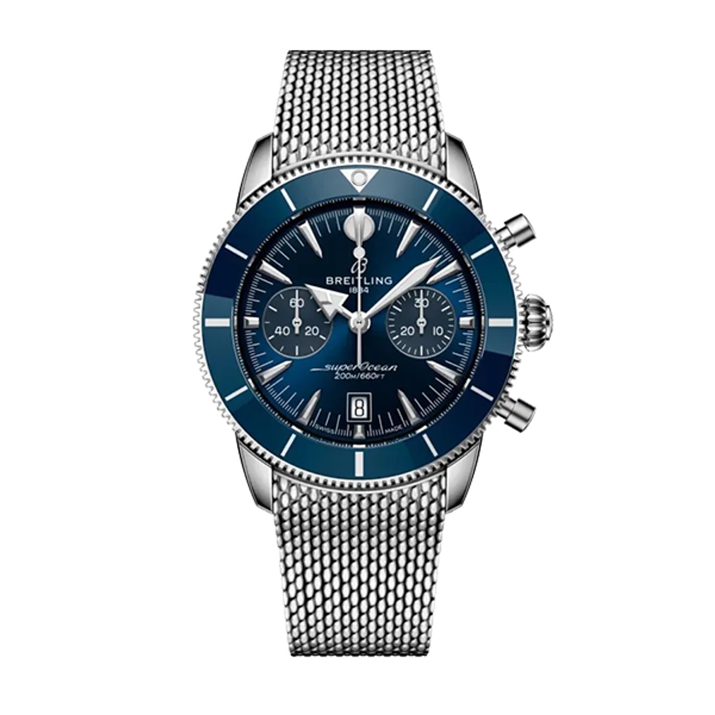 Breitling Superocean Heritage AB0156161C1A1 (2025) - Blauw wijzerplaat 42mm Staal (1/8)