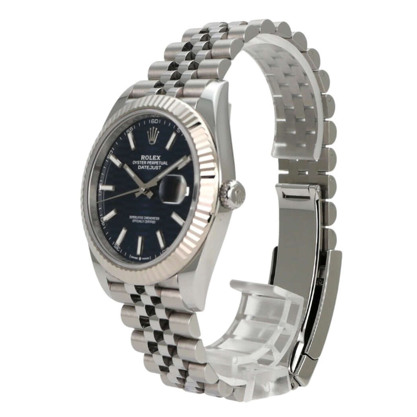 Rolex Datejust 41 126334 (2023) - Blauw wijzerplaat 41mm Staal (3/8)