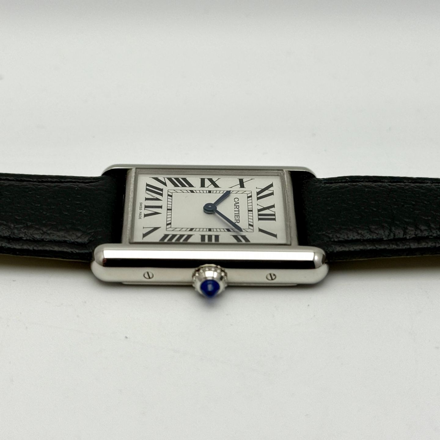Cartier Tank WSTA0041 (2022) - White dial 34 mm Steel case (6/8)