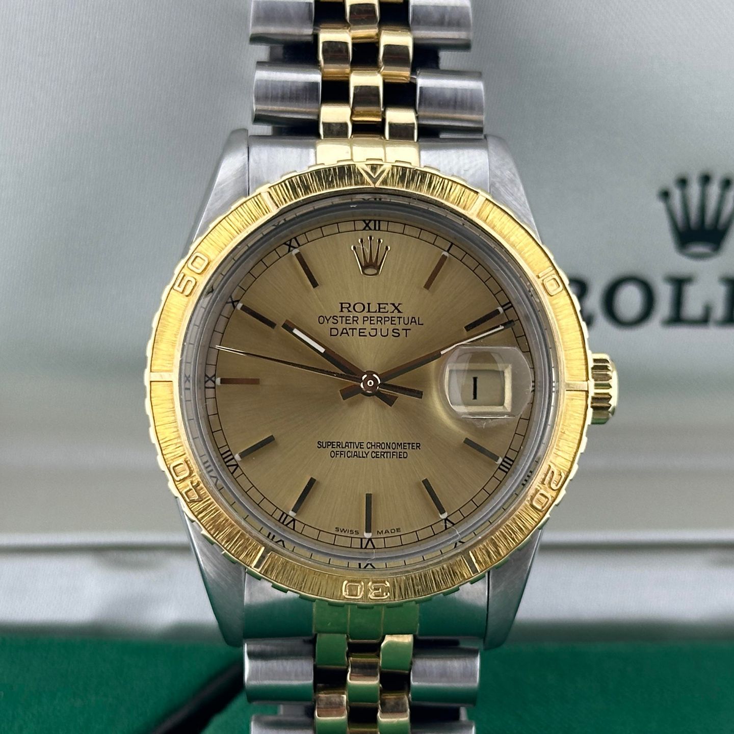 Rolex Datejust Turn-O-Graph 16253 (1984) - 36mm Goud/Staal (1/8)