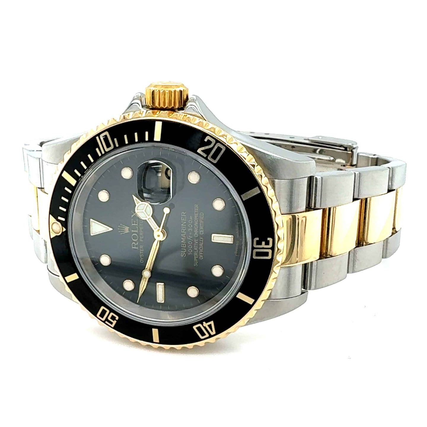 Rolex Submariner Date 16613 (2007) - 40mm Goud/Staal (6/8)