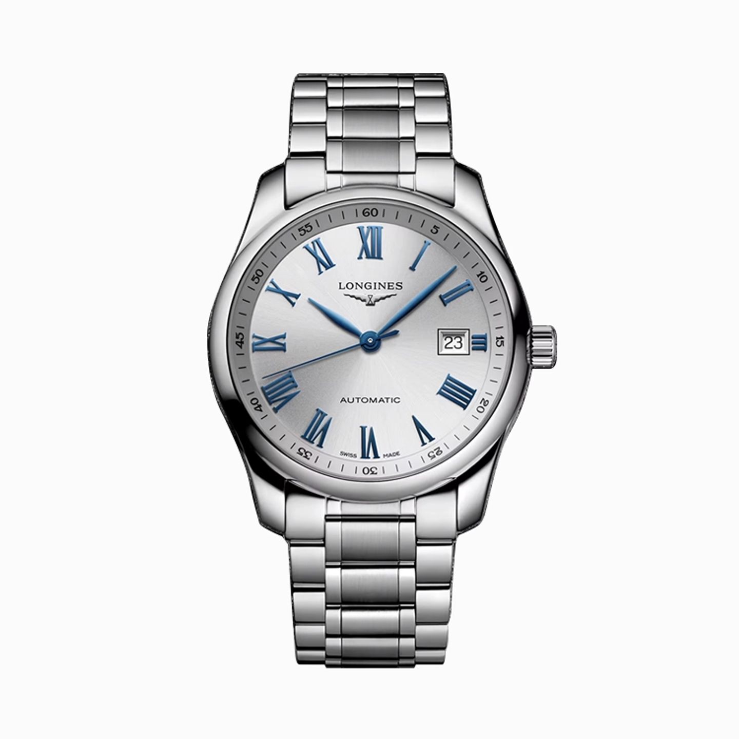 Longines Master Collection L2.793.4.79.6 (2025) - Zilver wijzerplaat 40mm Staal (1/1)