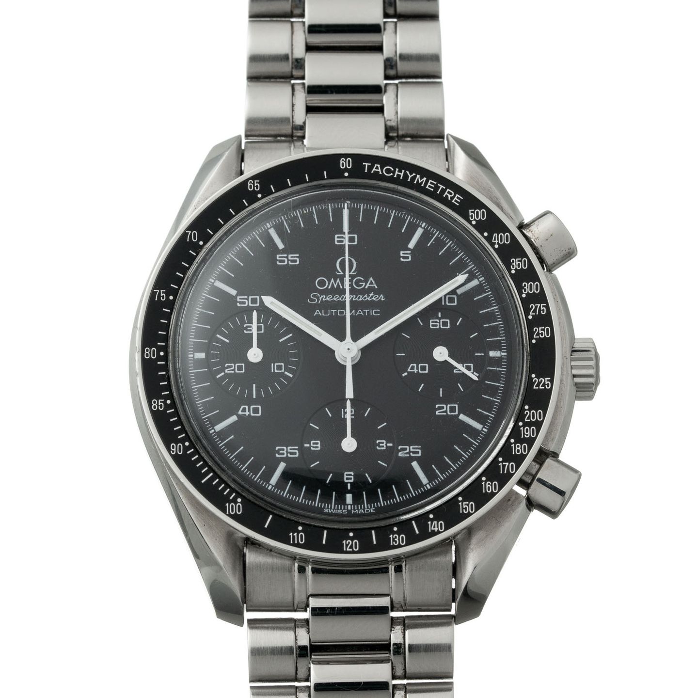 Omega Speedmaster Reduced 3510.50.00 (1997) - Black dial 39 mm Steel case (1/8)