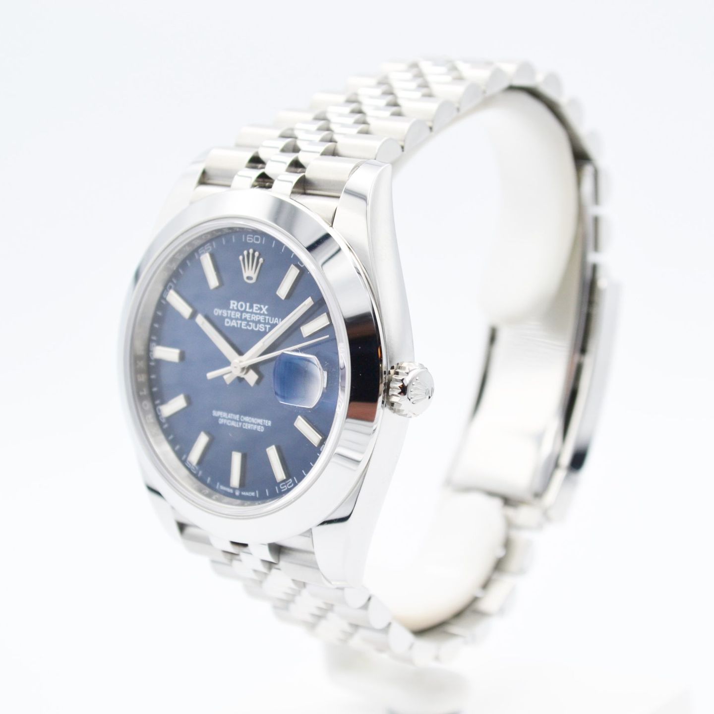 Rolex Datejust 41 126300 (2023) - Blue dial 41 mm Steel case (2/7)