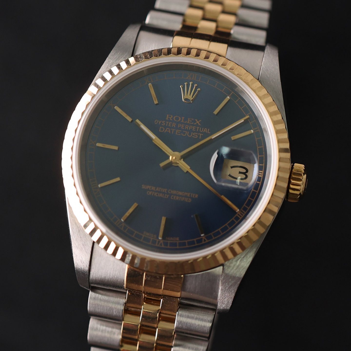 Rolex Datejust 36 16233 (2003) - 36 mm Gold/Steel case (2/3)
