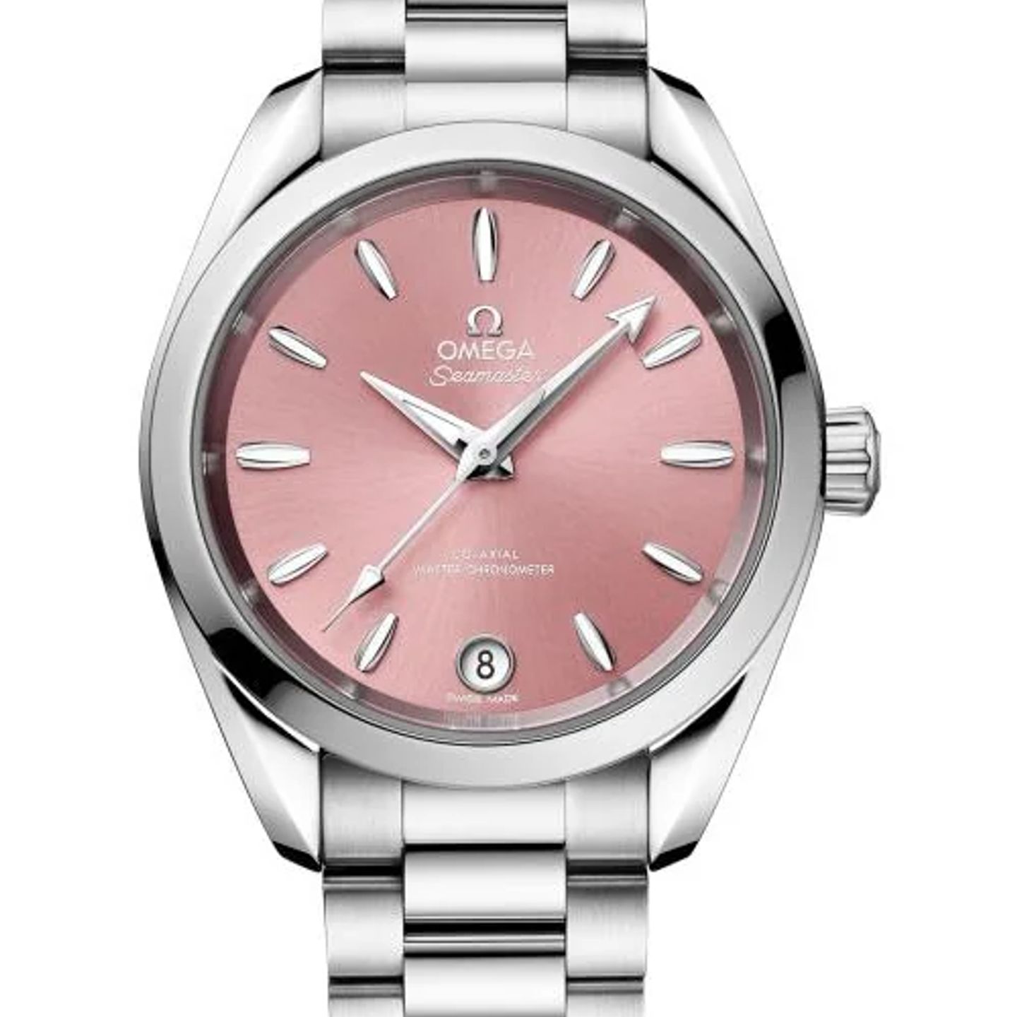 Omega Seamaster Aqua Terra 220.10.34.20.10.003 (2026) - Roze wijzerplaat 34mm Staal (1/1)