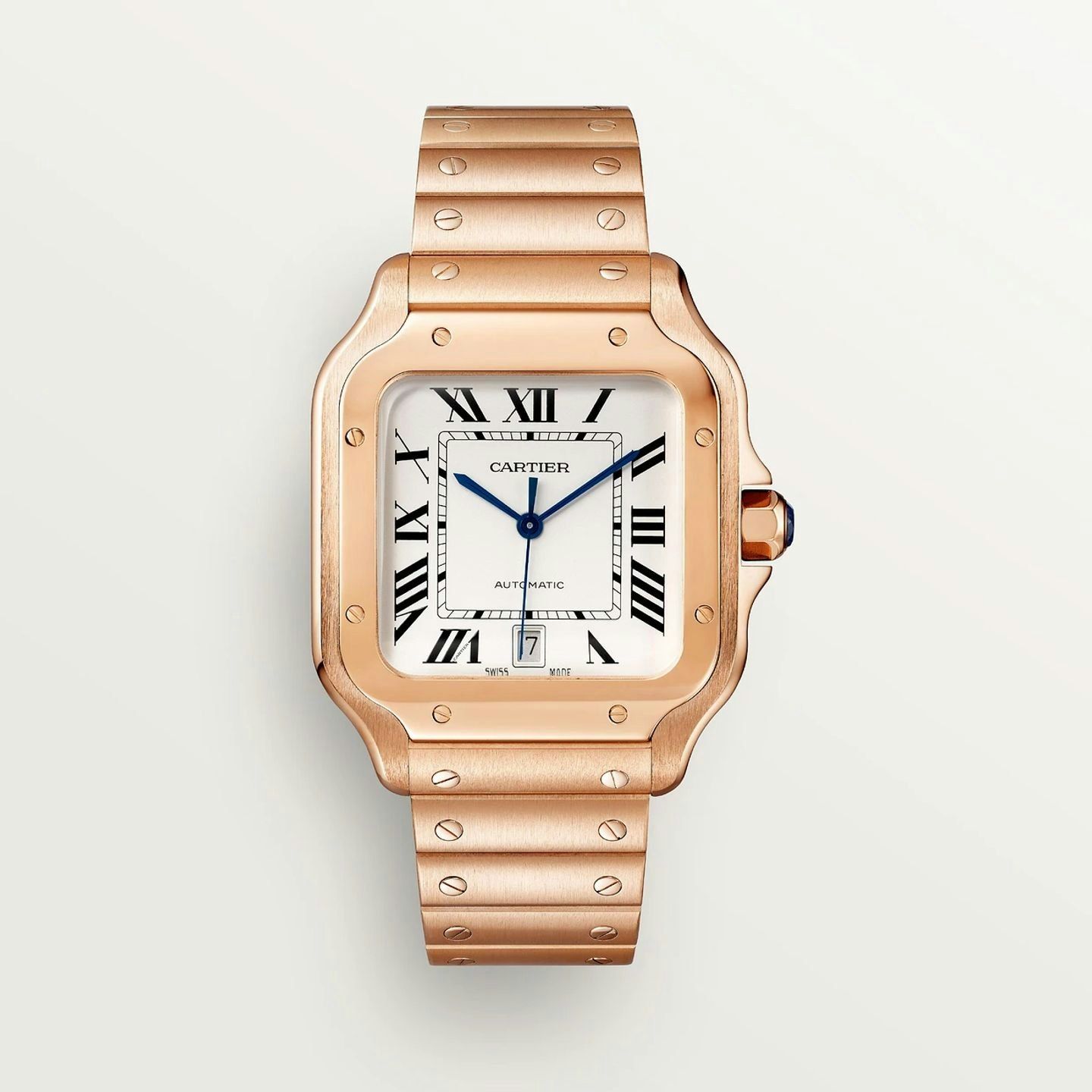 Cartier Santos WGSA0018 (Onbekend (willekeurig serienummer)) - 48mm Roségoud (1/4)