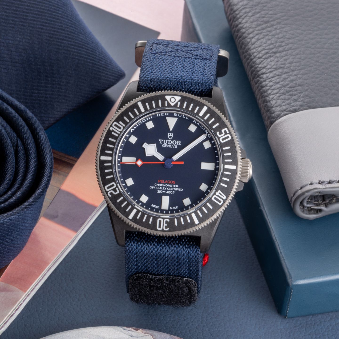 Tudor Pelagos 25707KN (Onbekend (willekeurig serienummer)) - Blauw wijzerplaat 42mm Carbon (1/8)