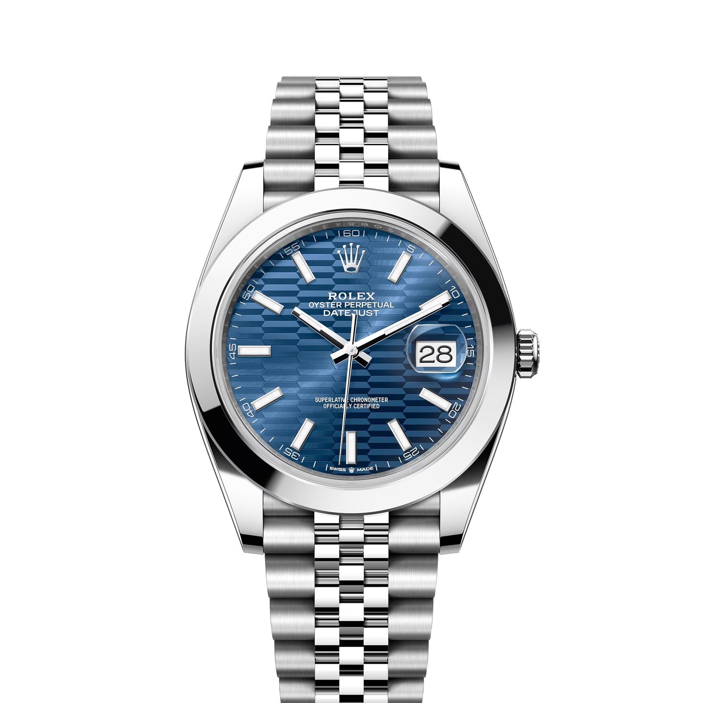 Rolex Datejust 41 126300 (2024) - Blauw wijzerplaat 41mm Staal (1/1)