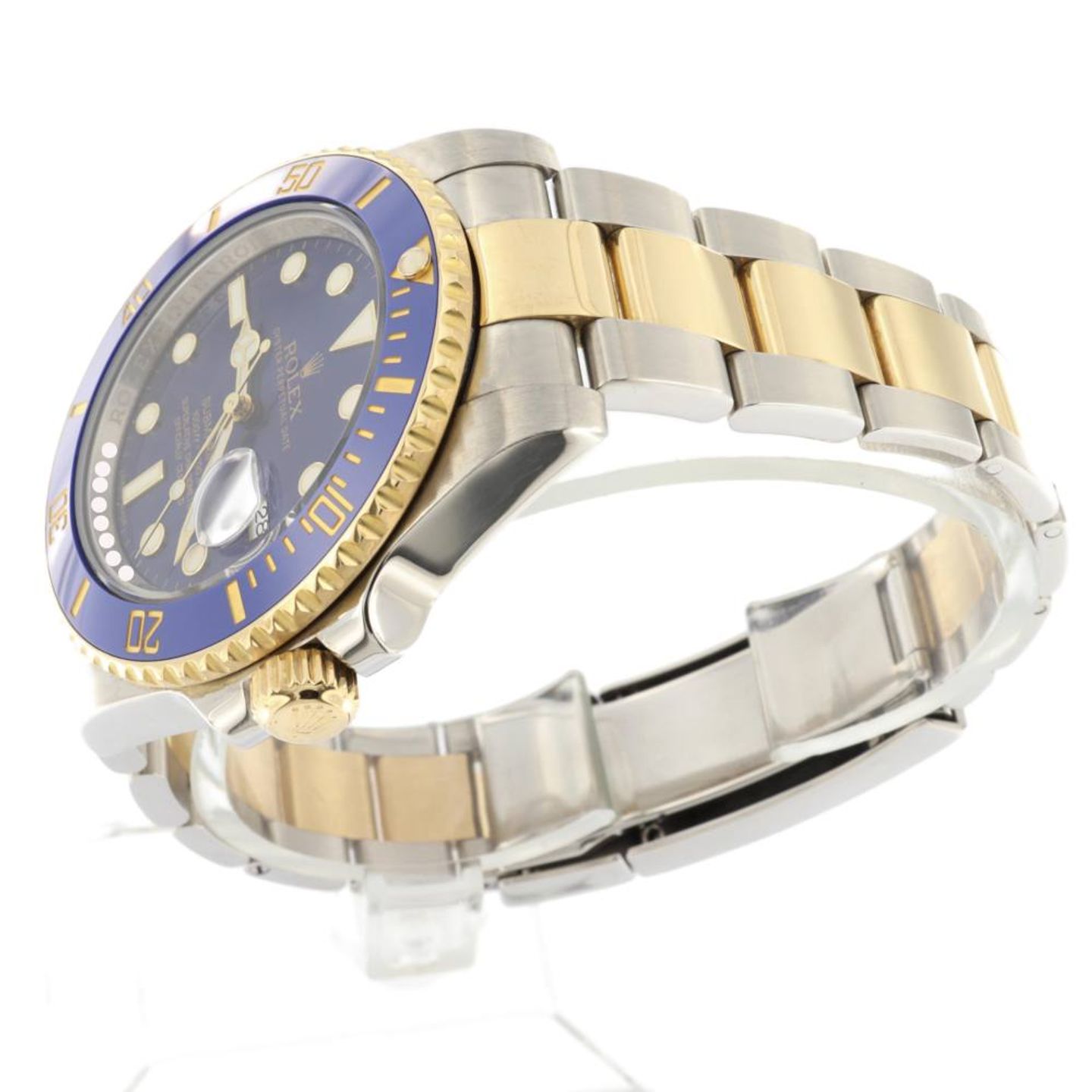 Rolex Submariner Date 116613LB (2012) - Blauw wijzerplaat 40mm Goud/Staal (2/6)