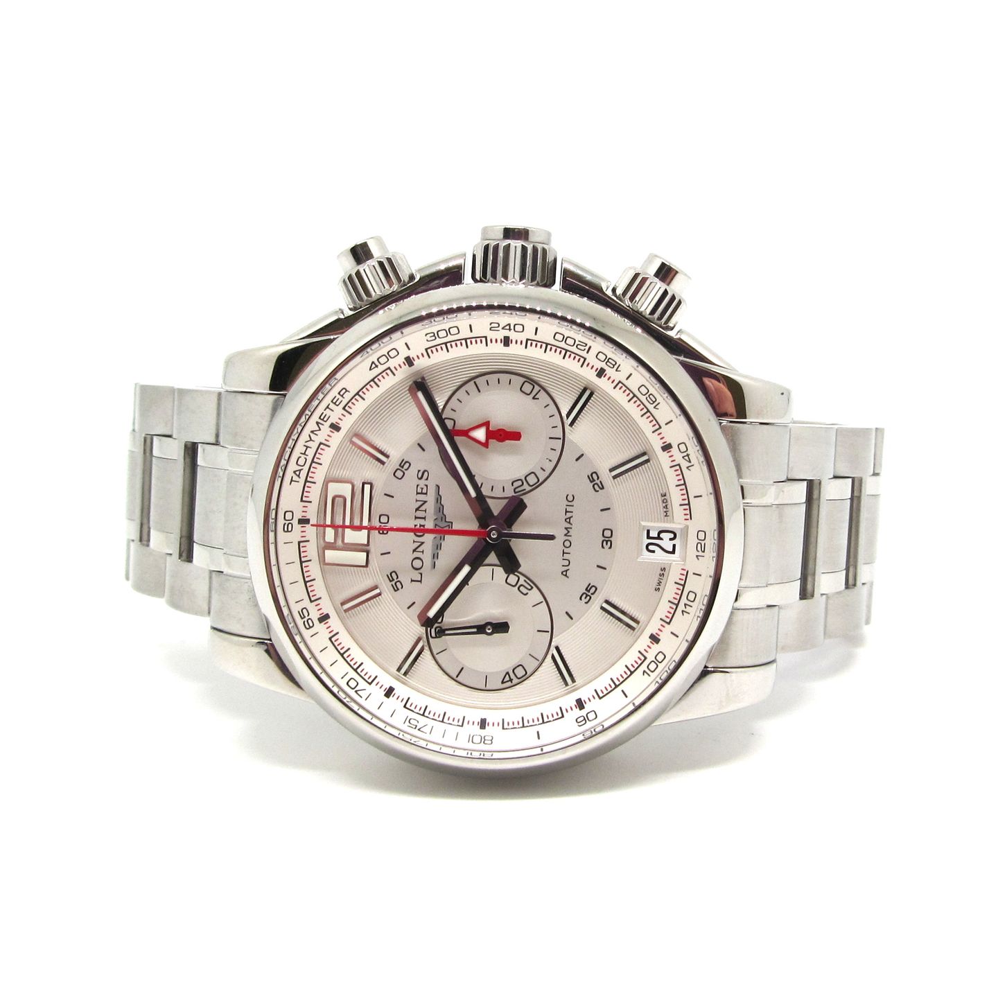 Longines Admiral L3.666.4 (2017) - Silver dial 42 mm Steel case (2/6)