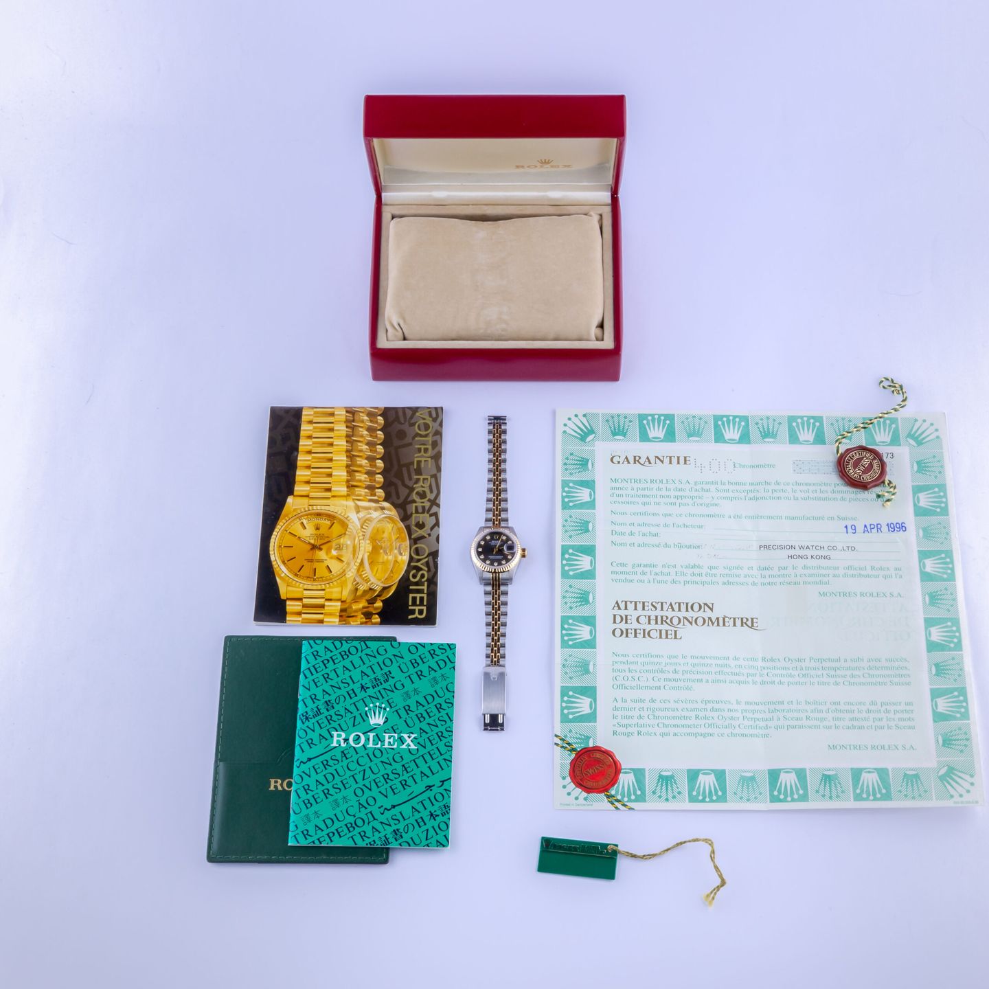 Rolex Lady-Datejust 69173 (1993) - 26 mm Gold/Steel case (8/8)