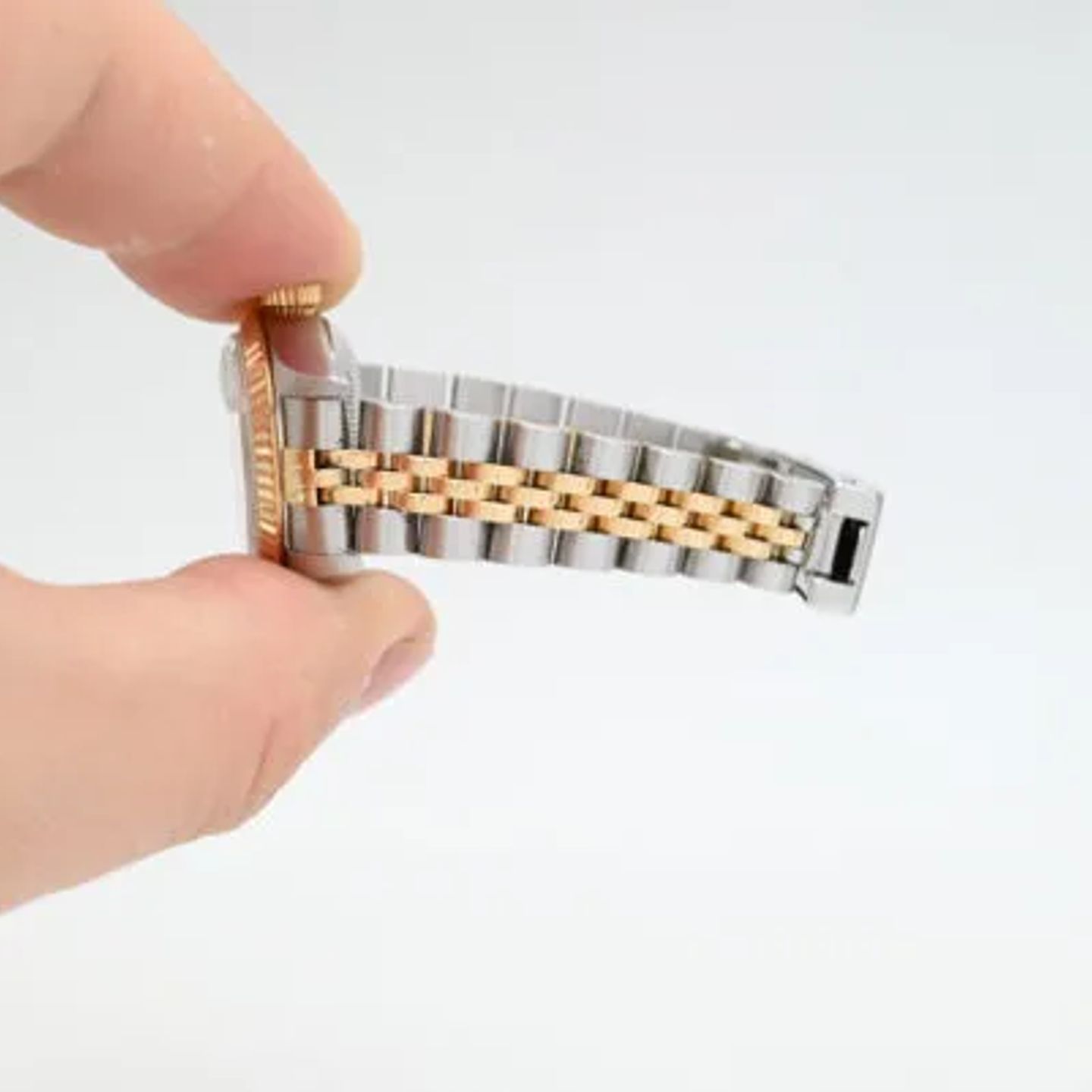 Rolex Datejust 31 68273 (1991) - Champagne wijzerplaat 31mm Goud/Staal (7/7)