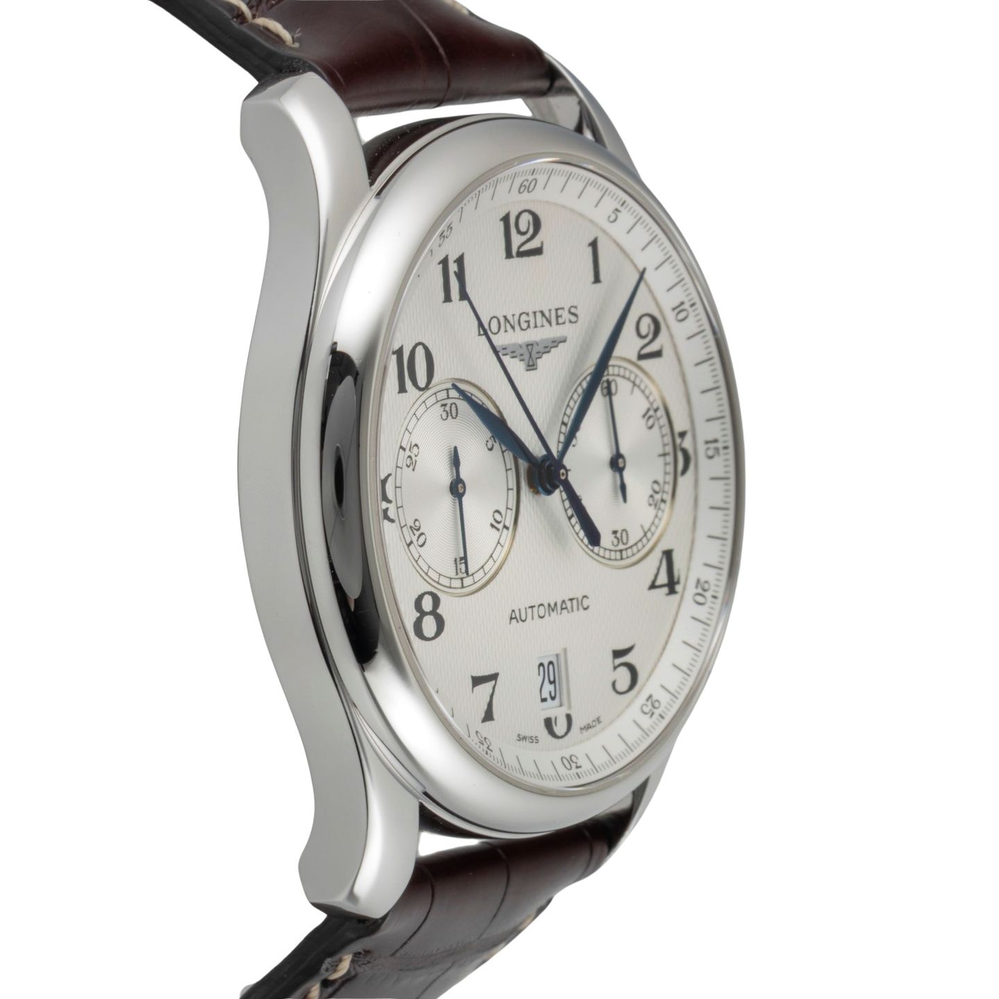 Longines Master Collection L2.629.4.51.5 (Onbekend (willekeurig serienummer)) - Wit wijzerplaat 40mm Staal (7/8)