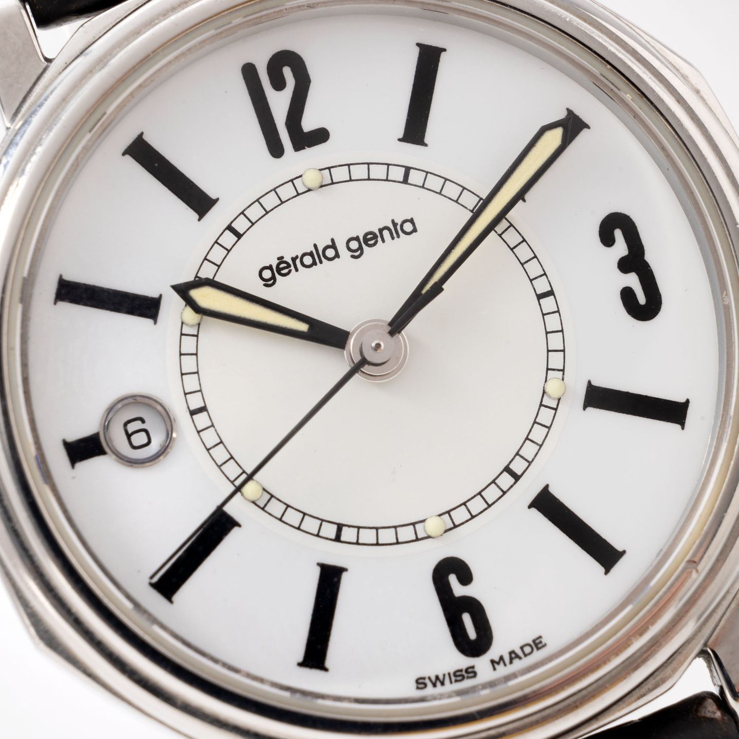 Gérald Genta Vintage G35587 (1990) - White dial Unknown Steel case (4/8)