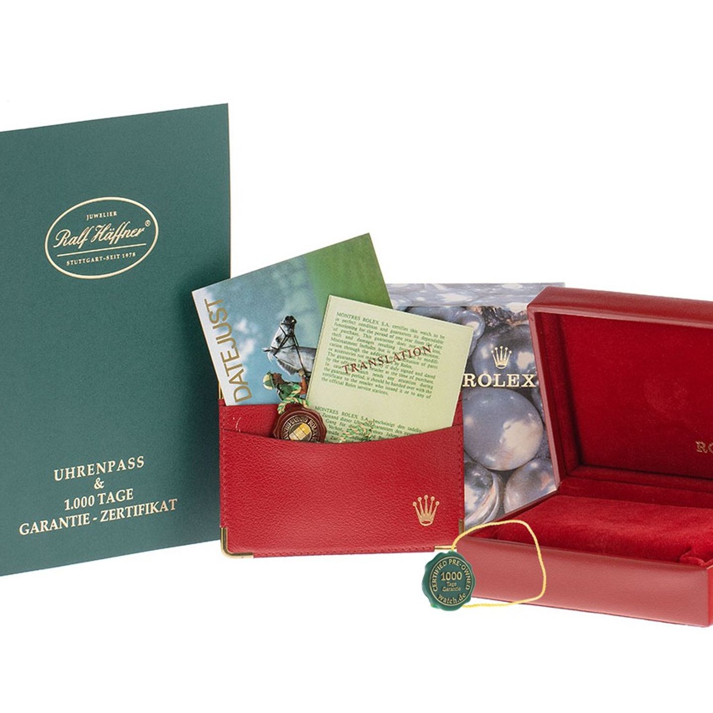 Rolex Datejust 6827 (1977) - Wit wijzerplaat 31mm Geelgoud (2/6)