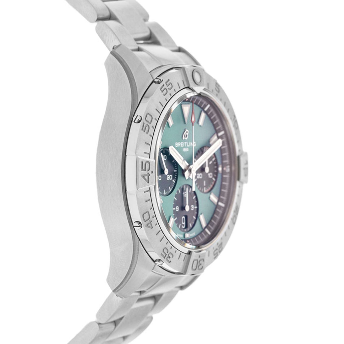 Breitling Avenger AB0147101L1A1 (2024) - Groen wijzerplaat 44mm Staal (4/6)