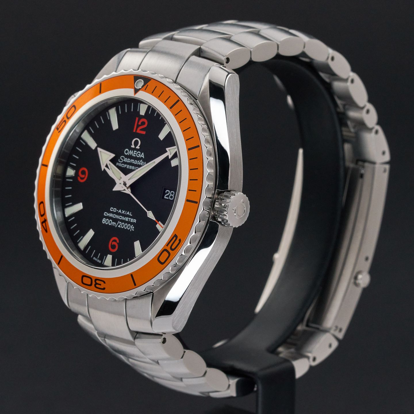 Omega Seamaster Planet Ocean 2208.50 (2009) - Black dial 46 mm Steel case (4/8)