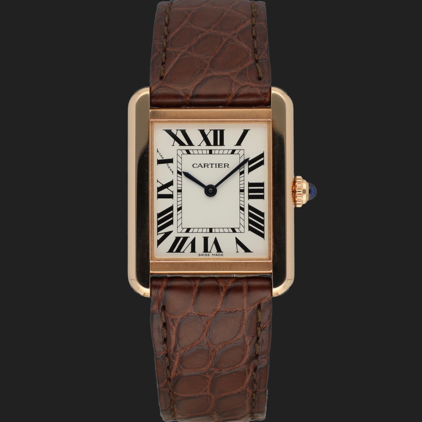 Cartier Tank Solo W5200024 (2020) - Silver dial 31 mm Rose Gold case (3/8)