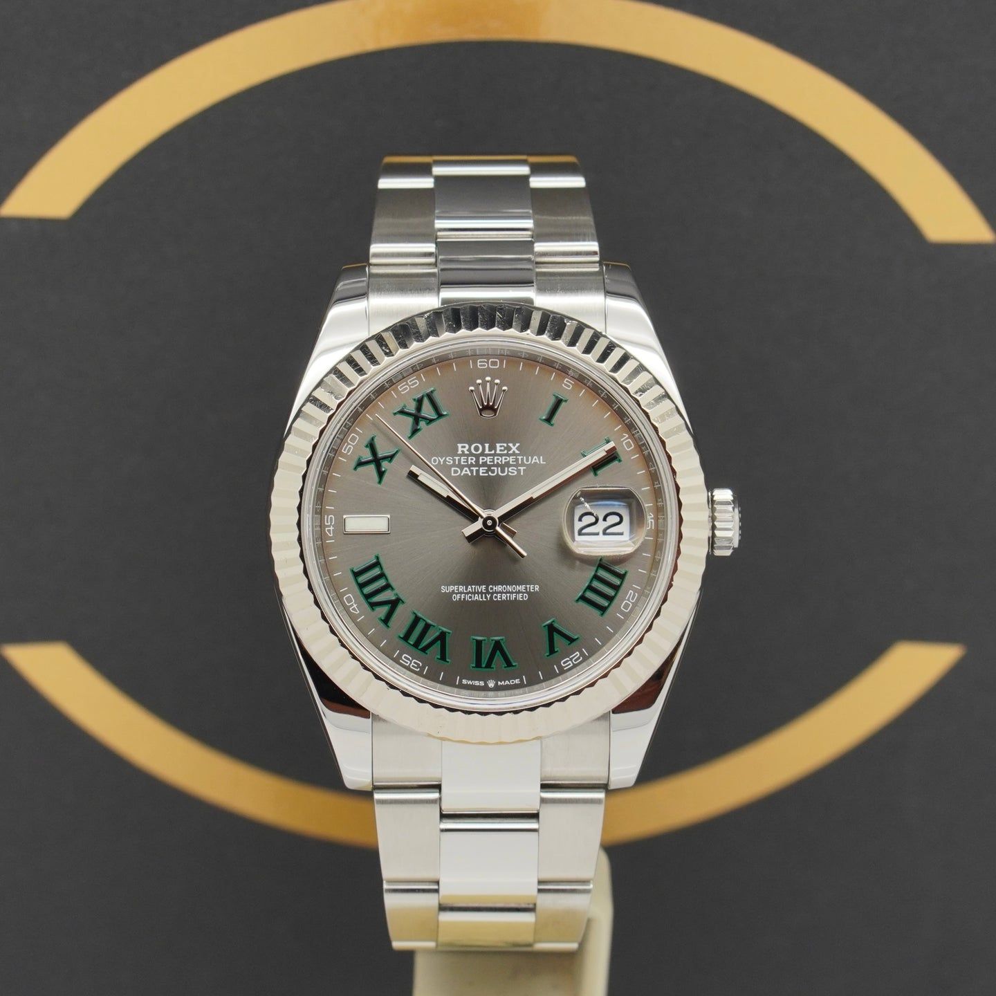 Rolex Datejust 41 126334 (2020) - Grijs wijzerplaat 41mm Staal (1/7)