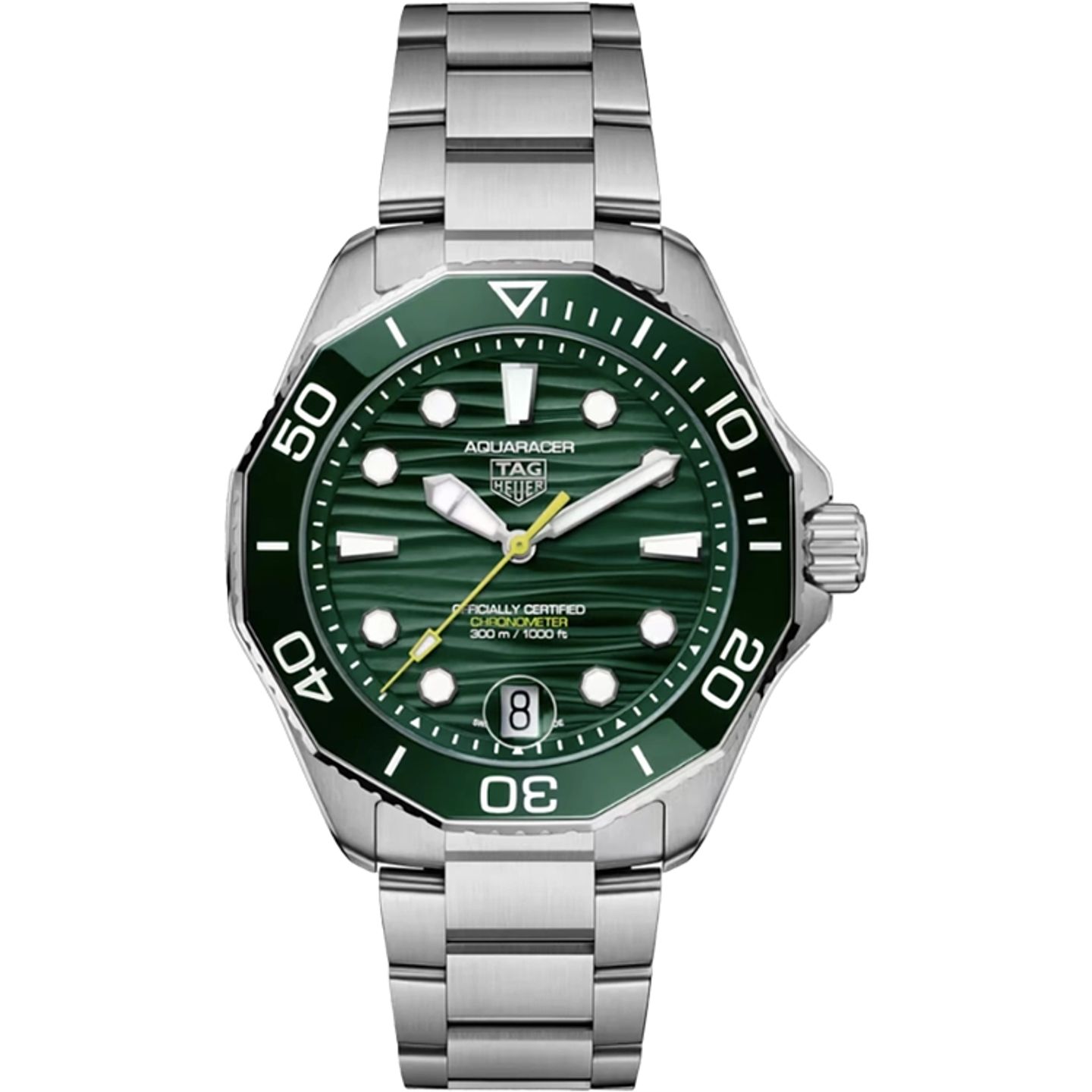 TAG Heuer Aquaracer 300M WBP5116.BA0013 (2025) - Green dial 42 mm Steel case (1/1)