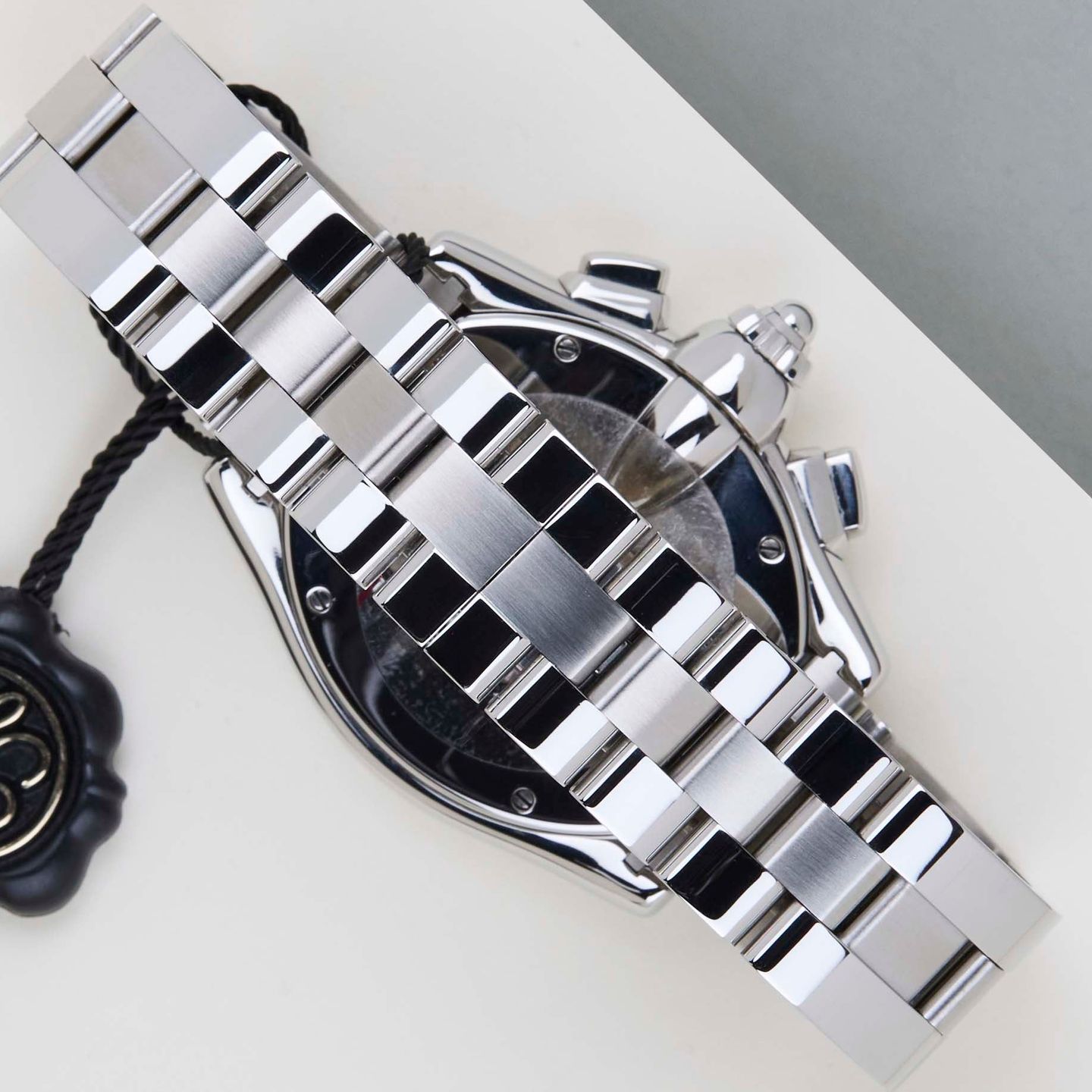 Cartier Roadster W62020X6 (2004) - Zwart wijzerplaat 43mm Staal (6/8)