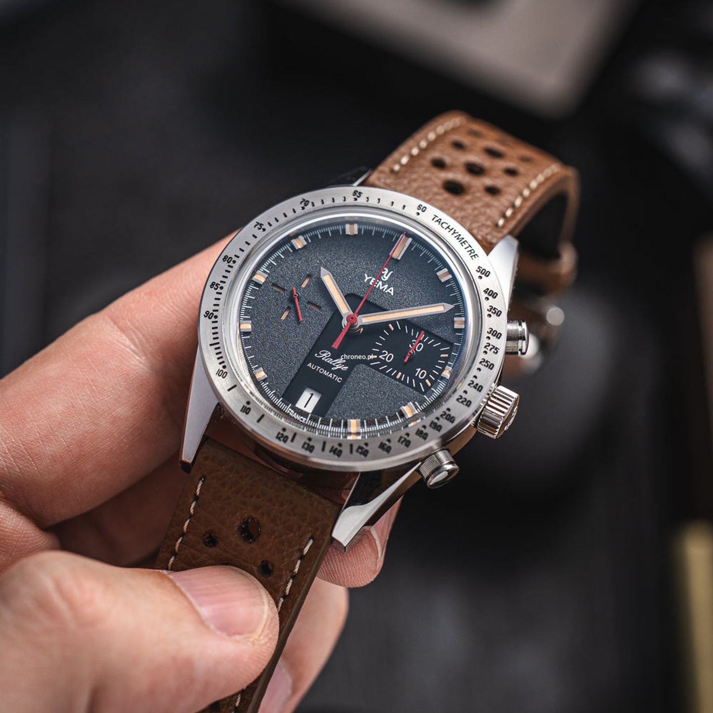 Yema Unknown YRAL23-AAS (2023) - Grey dial 39 mm Steel case (3/8)