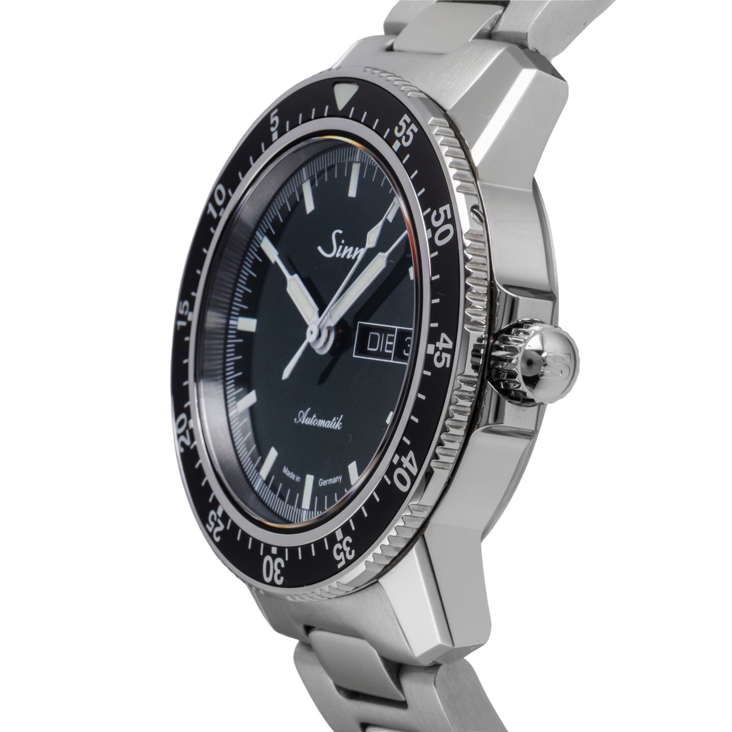 Sinn 104 104.0131 (Onbekend (willekeurig serienummer)) - Groen wijzerplaat 41mm Staal (6/8)