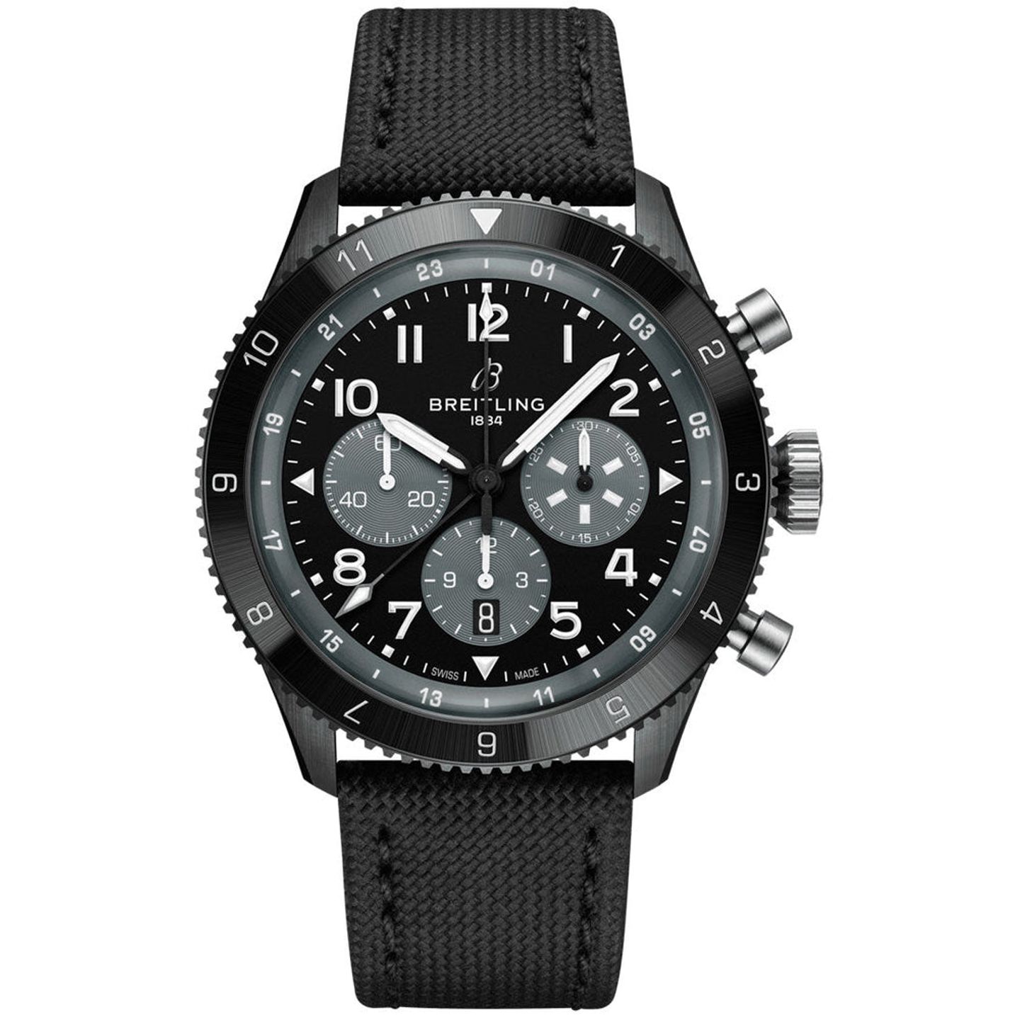 Breitling Super Avi SB04451A1B1X1 (2026) - Zwart wijzerplaat 46mm Keramiek (1/1)