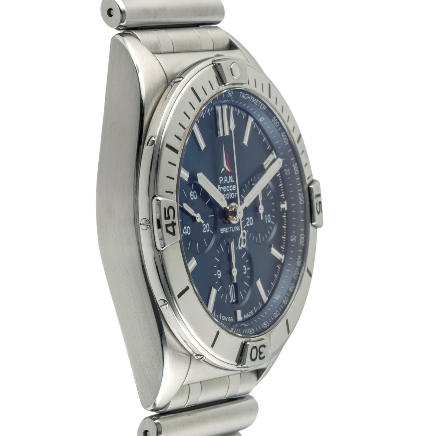 Breitling Chronomat 42 AB01344A1C1A1 (2020) - Blauw wijzerplaat 42mm Staal (7/8)